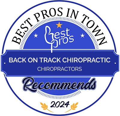 Best Pros In Town Recommends Chiropractor 2024 Award